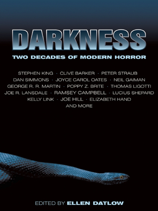 Title details for Darkness by Ellen Datlow - Available